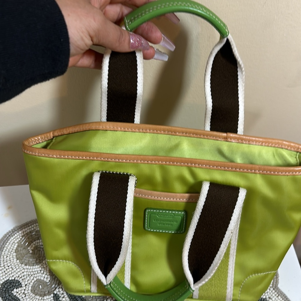 Coach mini weekender bag